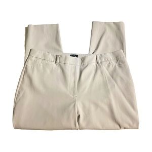 White House Black Market Cream Trousers